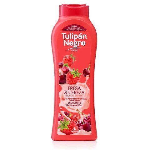 Гель для душу Tulip&aacute;n Negro "Полуниця та вишня" 650мл 093140002 фото