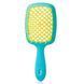 Janeke Superbrush Щетка для волос темно бирюзовая с желтым 86SP226 TSE фото 1