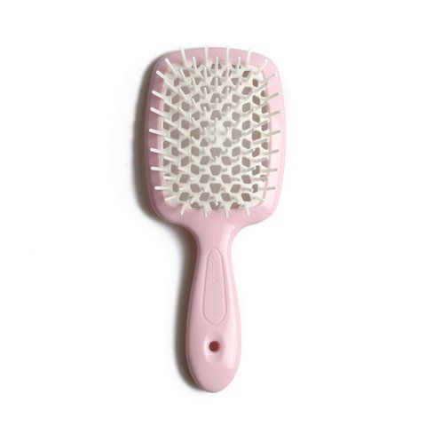 Janeke Superbrush Щетка для волос, Светло-розовая с черным. JSB-14 фото