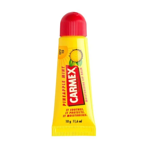 Бальзам для губ Carmex SPF 15 со вкусом ананаса и мяты, 10 г. CRMX-LB-PM-01 фото