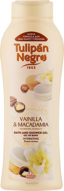 Гель для душу Tulip&aacute;n Negro "Ваніль та макадамія" 650мл 093180002 фото