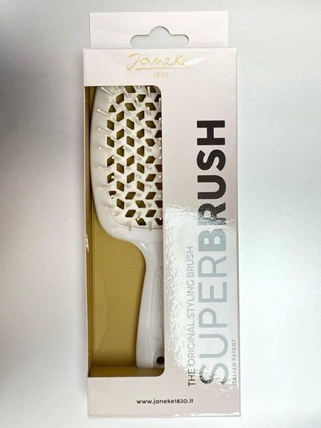 Janeke Superbrush Щітка для волосся біла SP226BB фото