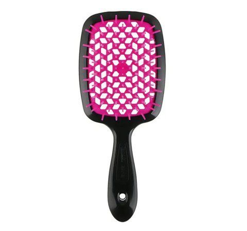 Janeke Superbrush Щетка для волос черная с розовым 71SP226FFL фото