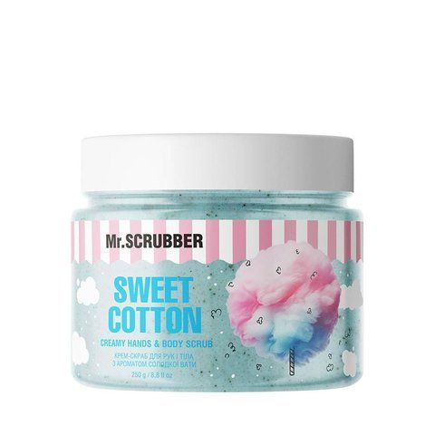 Крем-скраб для рук и тела с ароматом сладкой ваты Sweet Cotton Mr.SCRUBBER 250мл 1129 фото