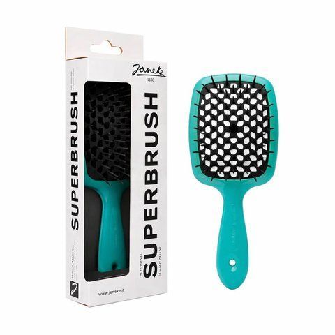 Janeke Superbrush Щетка для волос, Голубая с черным 72SP226TSE фото