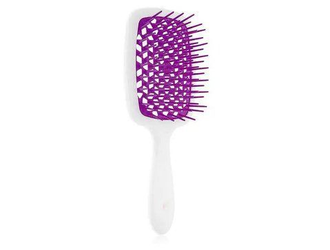 Janeke Superbrush Щетка для волос, Белая с фиолетовым. SP226BIAFUX фото