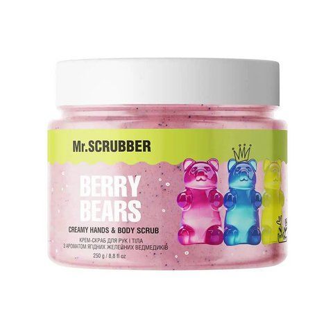 Крем-скраб для рук и тела с ароматом ягодных желейных мишек Berry Bears Mr.SCRUBBER MS-06 фото