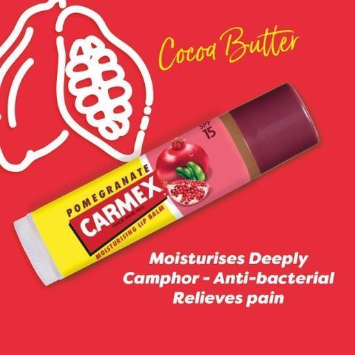 Бальзам-стік для губ Carmex SPF 15 Гранат, 4.25 г CRMX-LB-P-03 фото
