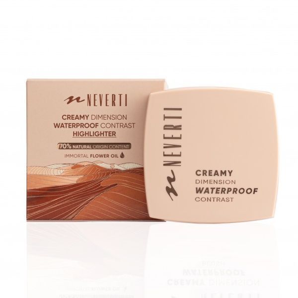 Хайлайтер водостійкий Creamy Dimension Waterproof Contrast Highliter 6,5г NEVERTI NP205 001 NP205 001 фото