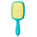 Janeke Superbrush Щітка для волосся темно бірюзова з жовтим 86SP226 фото 1