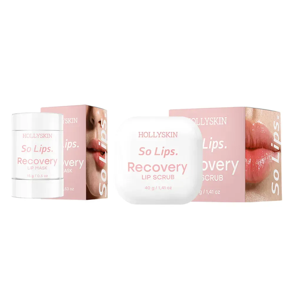 Восстановительная маска для губ+скраб для губ HOLLYSKIN So lips. 0388h фото