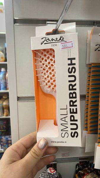 Janeke Superbrush Small Щітка для волосся біла 56SP234BIA фото