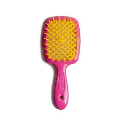 Janeke Superbrush Щетка для волос розовый с желтым. JSB-016 фото